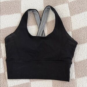 Born Primitive Black Cross-Back Sports Bra